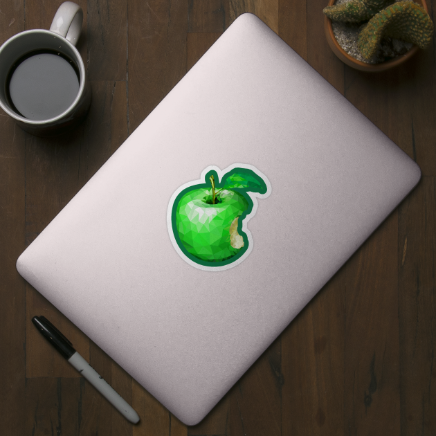 Geometric apple by obmik